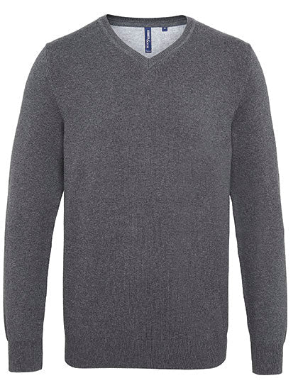 Men´s Cotton Blend V Neck Sweater