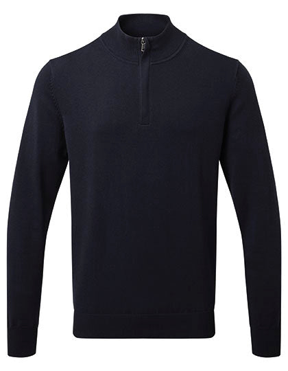 Men´s Cotton Blend 1/4 Zip Sweater