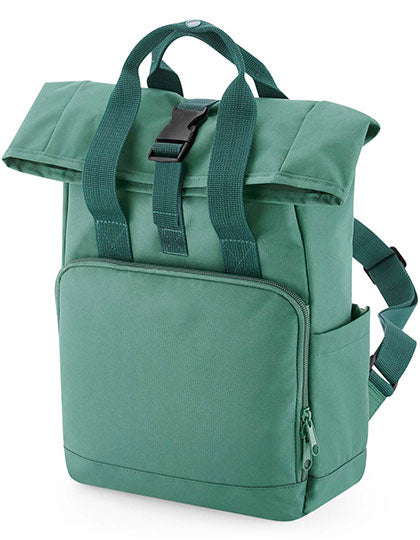 Recycled Mini Twin Handle Roll-Top Backpack