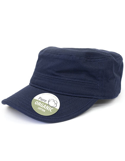 Organic Cotton Army Cap Washed