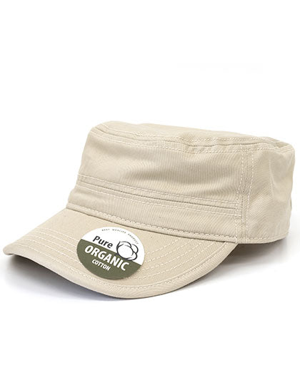 Organic Cotton Army Cap Washed