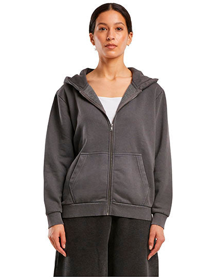 Ladies Vintage Heavy Zip Hoody