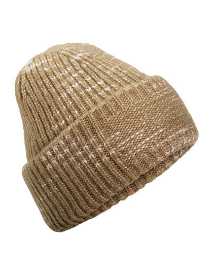 Chunky Knitted Patch Beanie