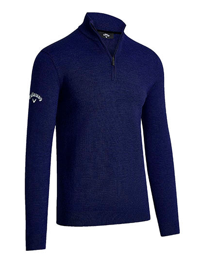Men´s 1/4 Zipped Merino Sweater