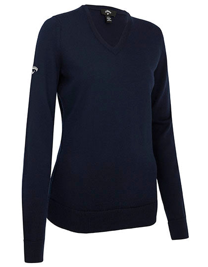 Ladies V-Neck Merino Sweater