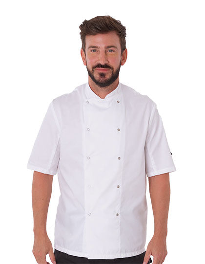 Short Sleeve Snap Stud Fastening Jacket