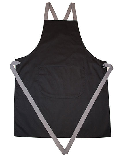 Apron With Grey Ties Crossover