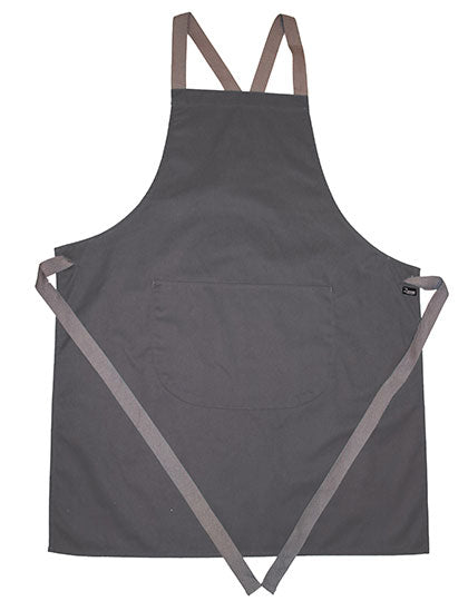 Apron With Grey Ties Crossover