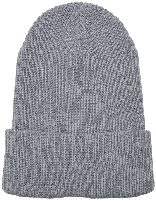 Recycled Yarn Ribbed Knit Beanie