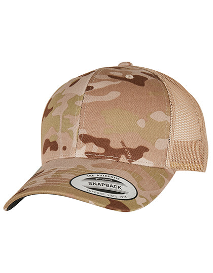 Retro Trucker Multicam Cap