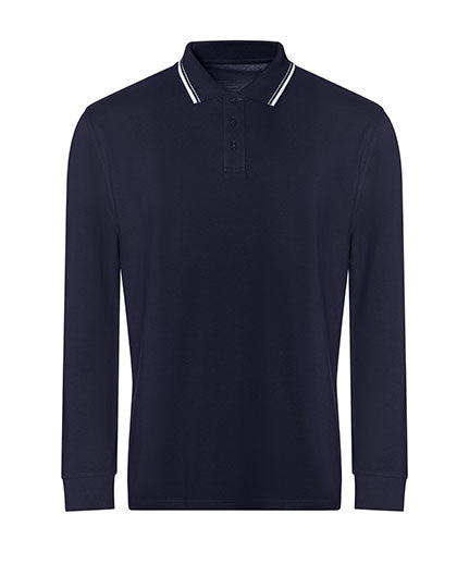 Long Sleeve Tipped 100 Polo