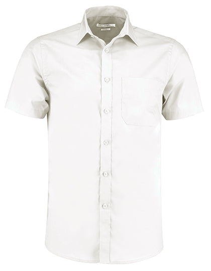 Men´s Tailored Fit Poplin Shirt Short Sleeve