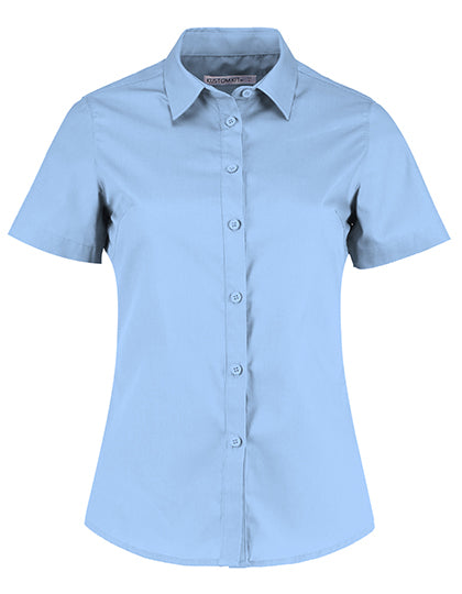 Women´s Tailored Fit Poplin Shirt Short Sleeve