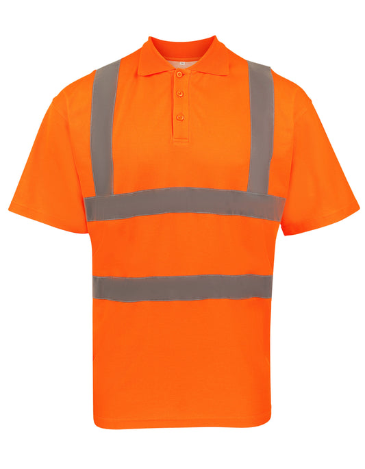 High-End Polycotton Hi-Vis Polo Shirt Cambridge