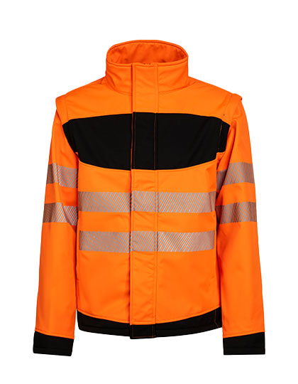 EOS Hi-Vis Workwear Softshell Jacket With Printing Area