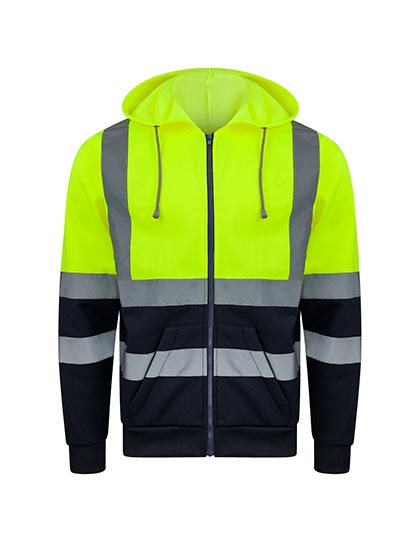 Hi-Vis Workwear Hooded Sweat-Jacket Galway