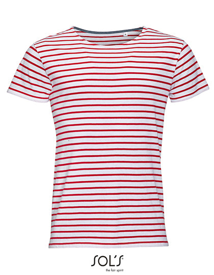 Men´s Round Neck Striped T-Shirt Miles