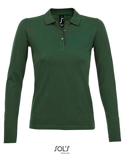 Women´s Long-Sleeve Piqué Polo Shirt Perfect