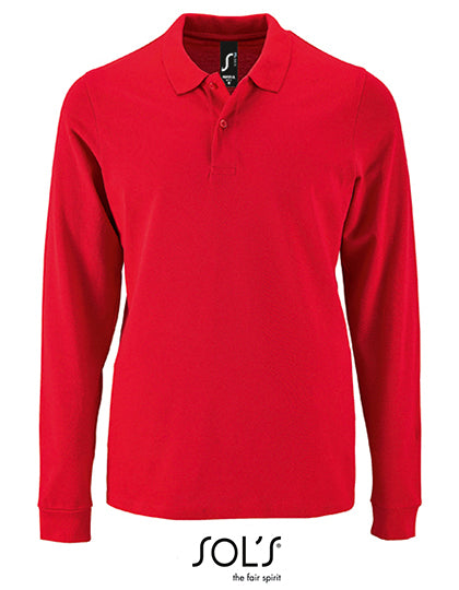 Men´s Long-Sleeve Piqué Polo Shirt Perfect