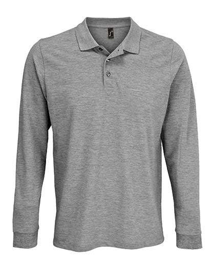 Unisex Long Sleeve Polycotton Polo Shirt
