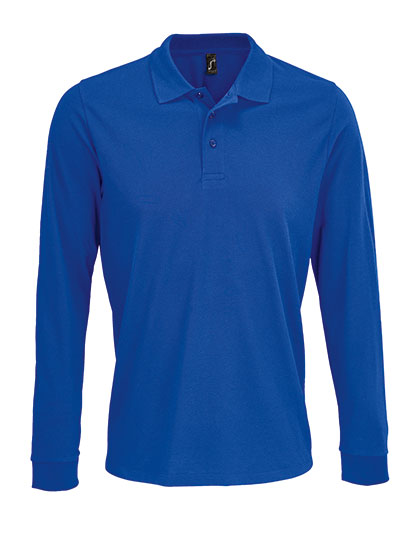 Unisex Long Sleeve Polycotton Polo Shirt