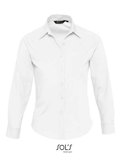 Popeline-Blouse Executive Long Sleeve
