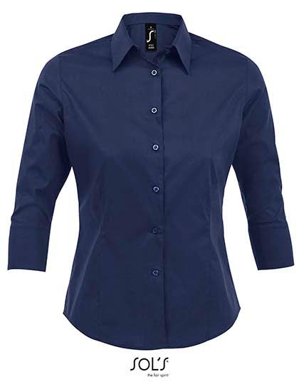 Women´s Stretch-3/4-Sleeve Blouse Effect