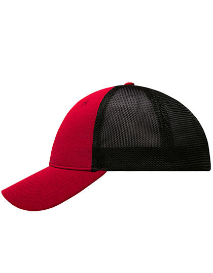 6 Panel Elastic Fit Mesh Cap