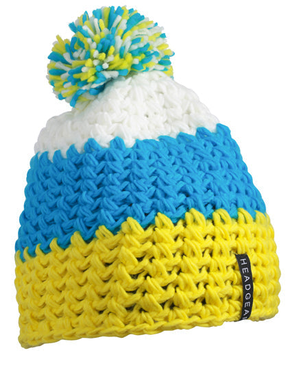 Crocheted Cap With Pompon