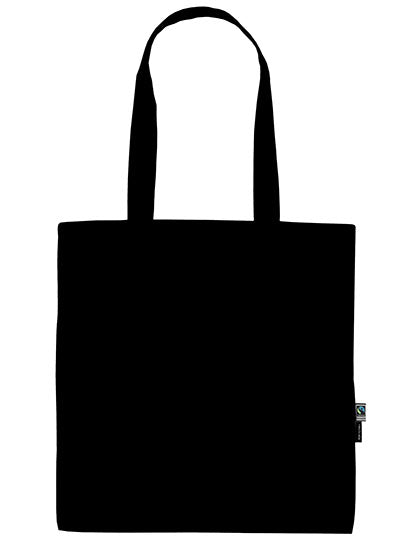 Tiger Cotton Shopping Bag With Long Handles