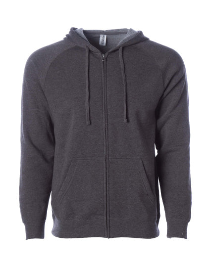 Unisex Midweight Special Blend Raglan Zip Hood