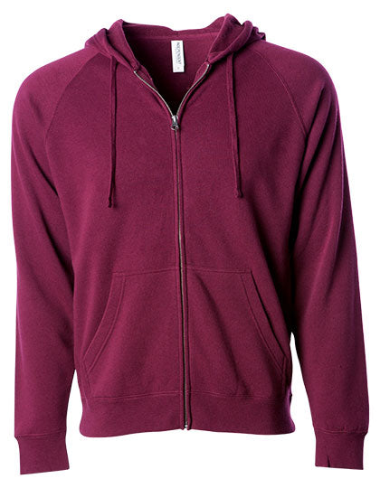 Unisex Midweight Special Blend Raglan Zip Hood