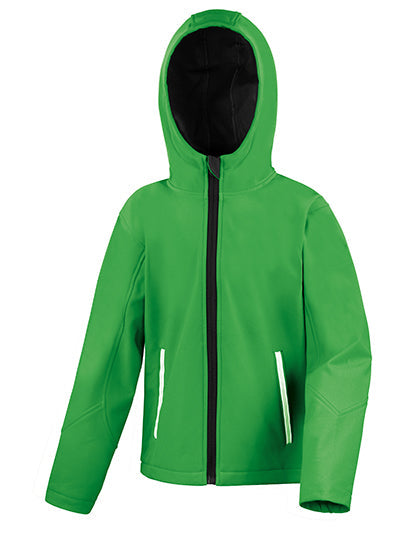 Junior TX Performance Hooded Soft Shell Jacket