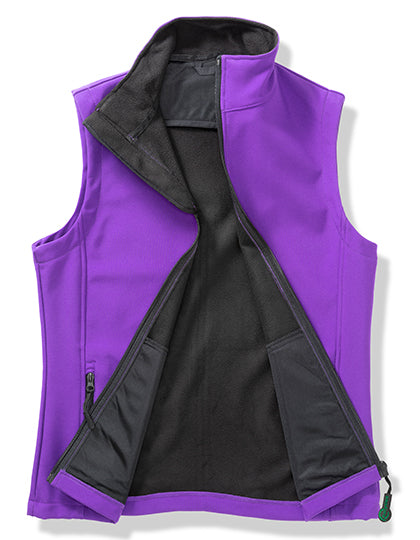 Women´s Printable Softshell Bodywarmer with Recycled Fleece Inner