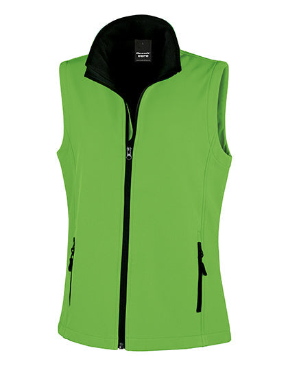 Women´s Printable Softshell Bodywarmer with Recycled Fleece Inner