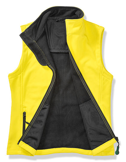 Women´s Printable Softshell Bodywarmer with Recycled Fleece Inner