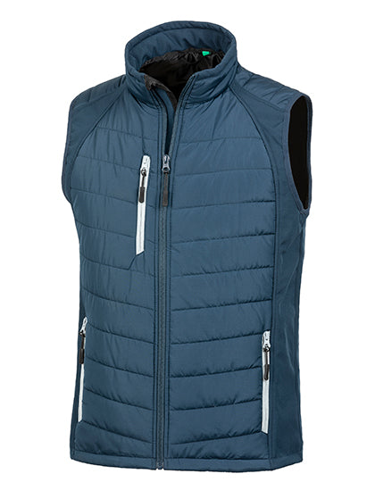 Recycled Compass Padded Softshell Gilet