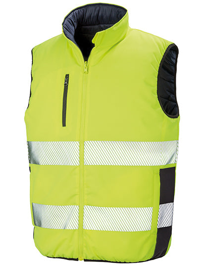 Reversible Soft Padded Safety Gilet