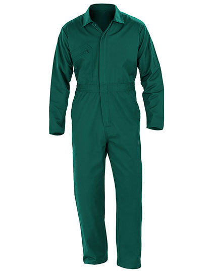 Recycled Action Overall With Zip Front
