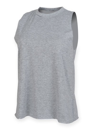 Women´s High Neck Slash Armhole Vest