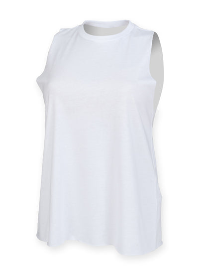 Women´s High Neck Slash Armhole Vest