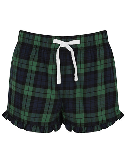 Women´s Tartan Frill Lounge Shorts