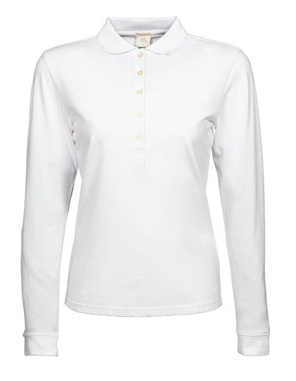 Women´s Luxury Stretch Long Sleeve Polo
