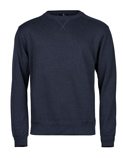 Ribbed Interlock Crew Neck