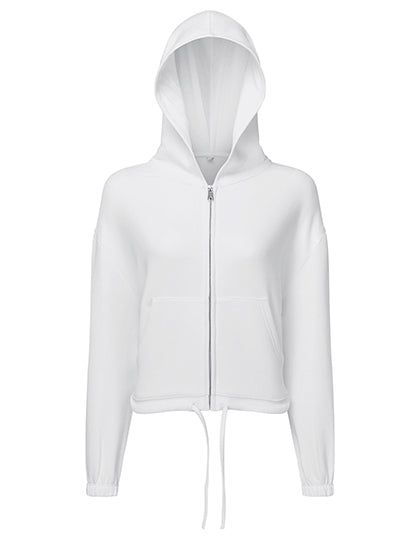 Women´s Recycled Drawstring Full-Zip Hoodie