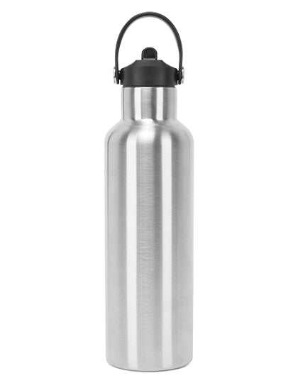 TriDri® Vacuum Sports Water Bottle With Flip Up Straw