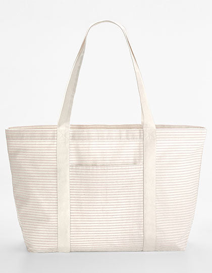 Striped Organic Cotton Shopper