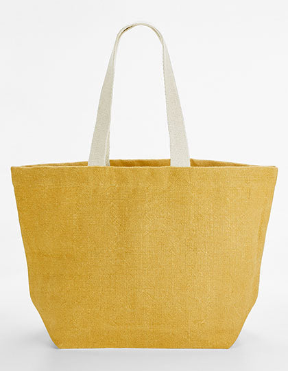 Soft Washed Jute Beach Bag