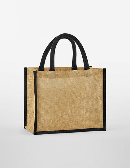 Natural Starched Jute Midi Bag