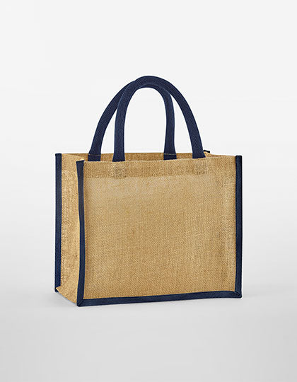 Natural Starched Jute Midi Bag